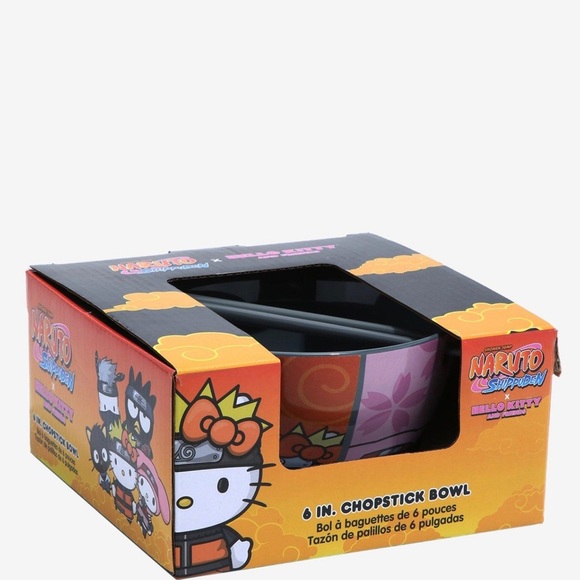 Sanrio Other - NARUTO Shippuden X  Hello Kitty and friends Ramen bowl with chopsticks
